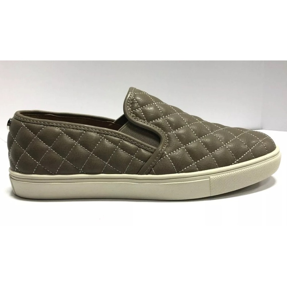 Steve Madden Women’s Ecentrcq Grey Slip-On Sneakers, Size 9.5 M